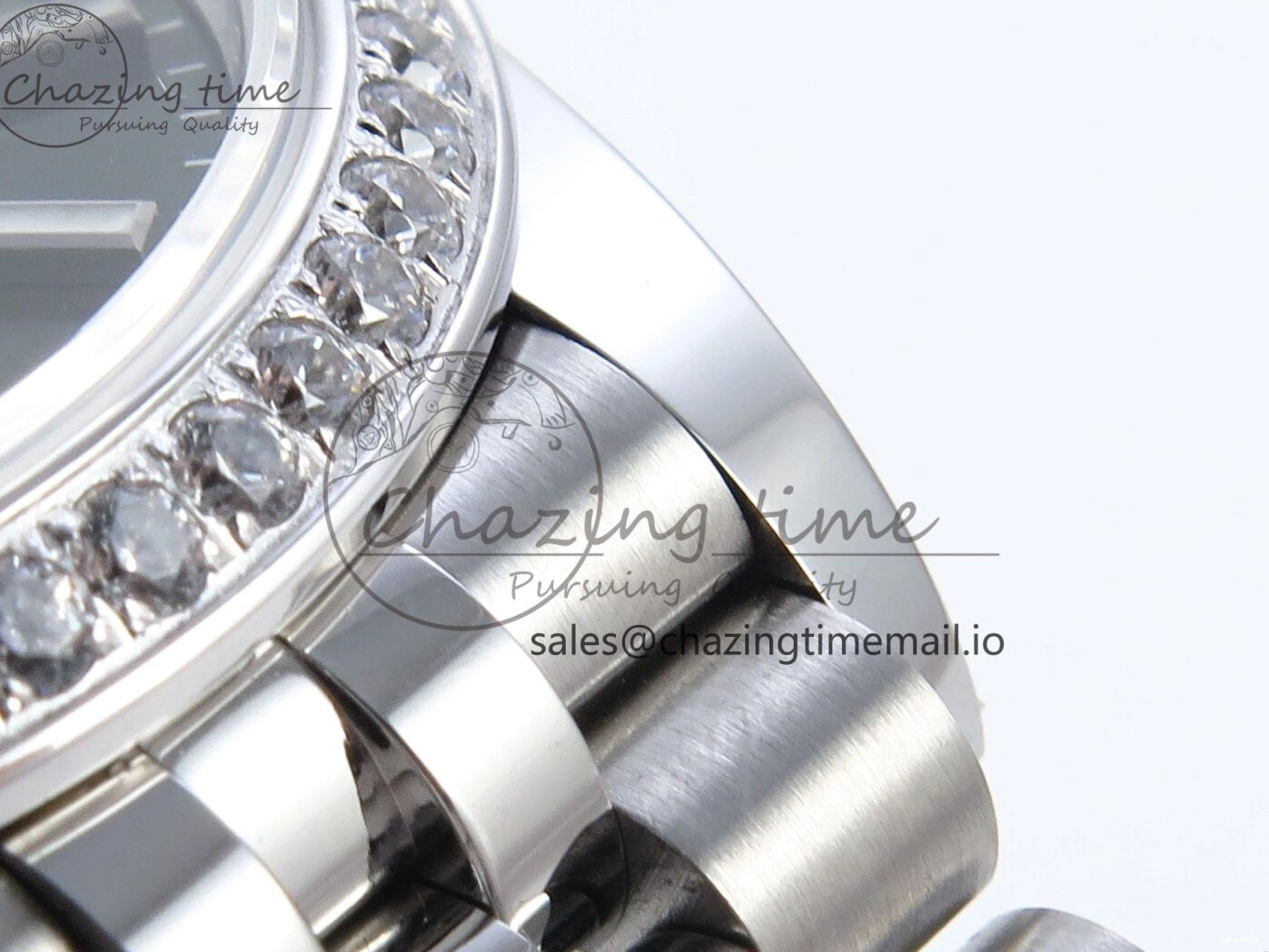 Diamonds Edition ARF Jubilee 278384RBR 904L ETA DateJust SS Bracelet on Stick Best 1:1 2688 Steel Green 31 Dial Bezel 0110